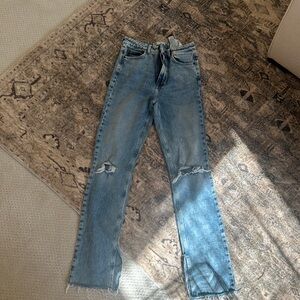 Zara Light Blue Denim Jeans